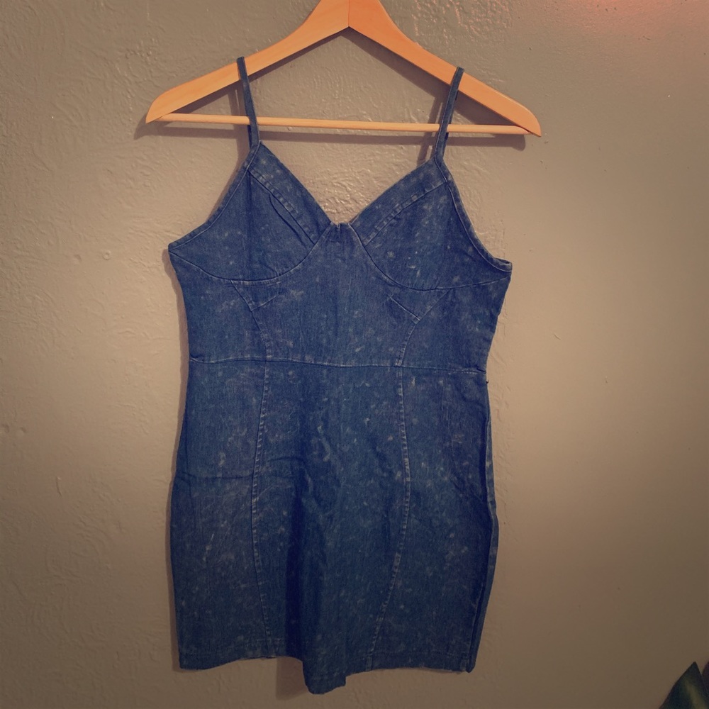 Denim: Mini dress